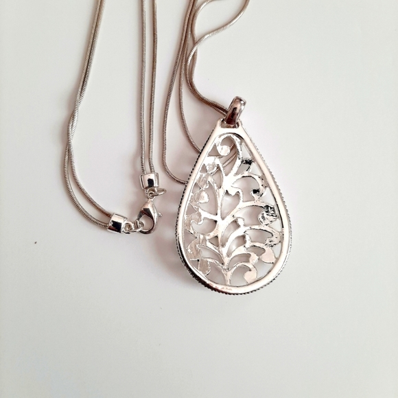 Silver Long Necklace - Picture 5 of 5